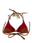 Classic Bikini Top - Cherry/Copper