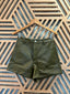 Olive Leather Short