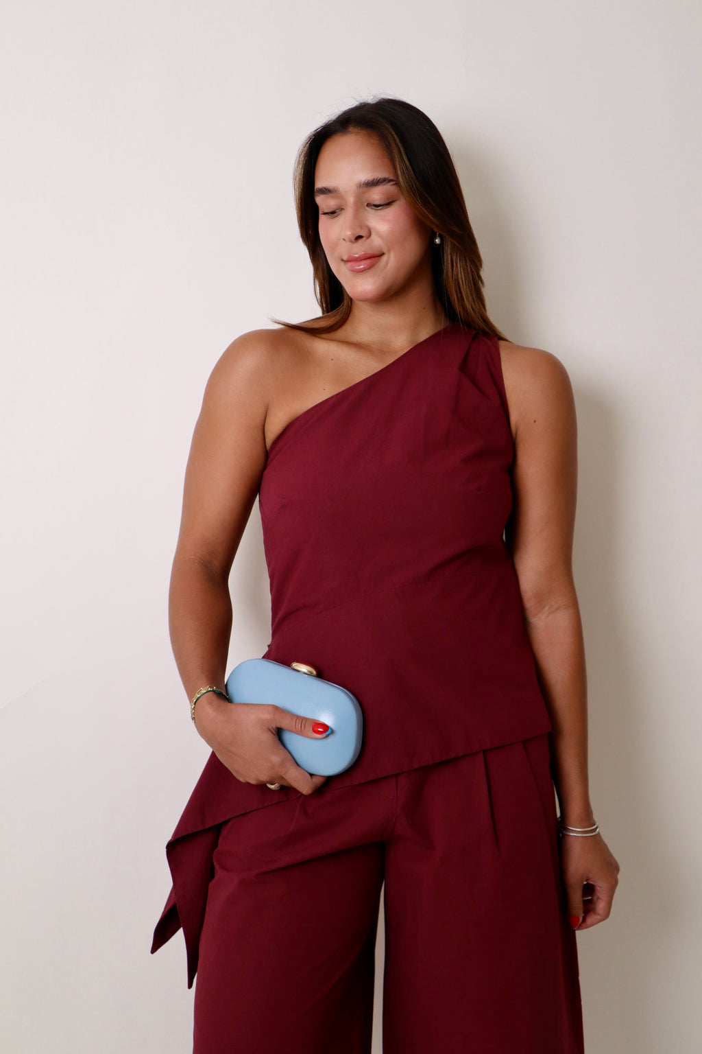 Asymmetric One-Shoulder Blouse