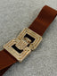 Terracota Square Buckle Belt