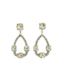 Rhinestone Tear Drop Earring