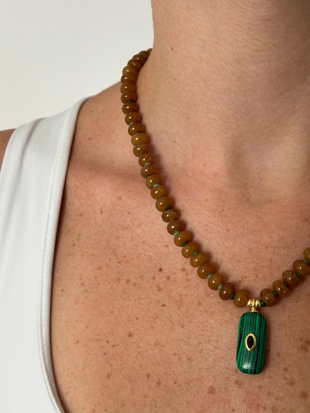 Beaded Charm Necklace