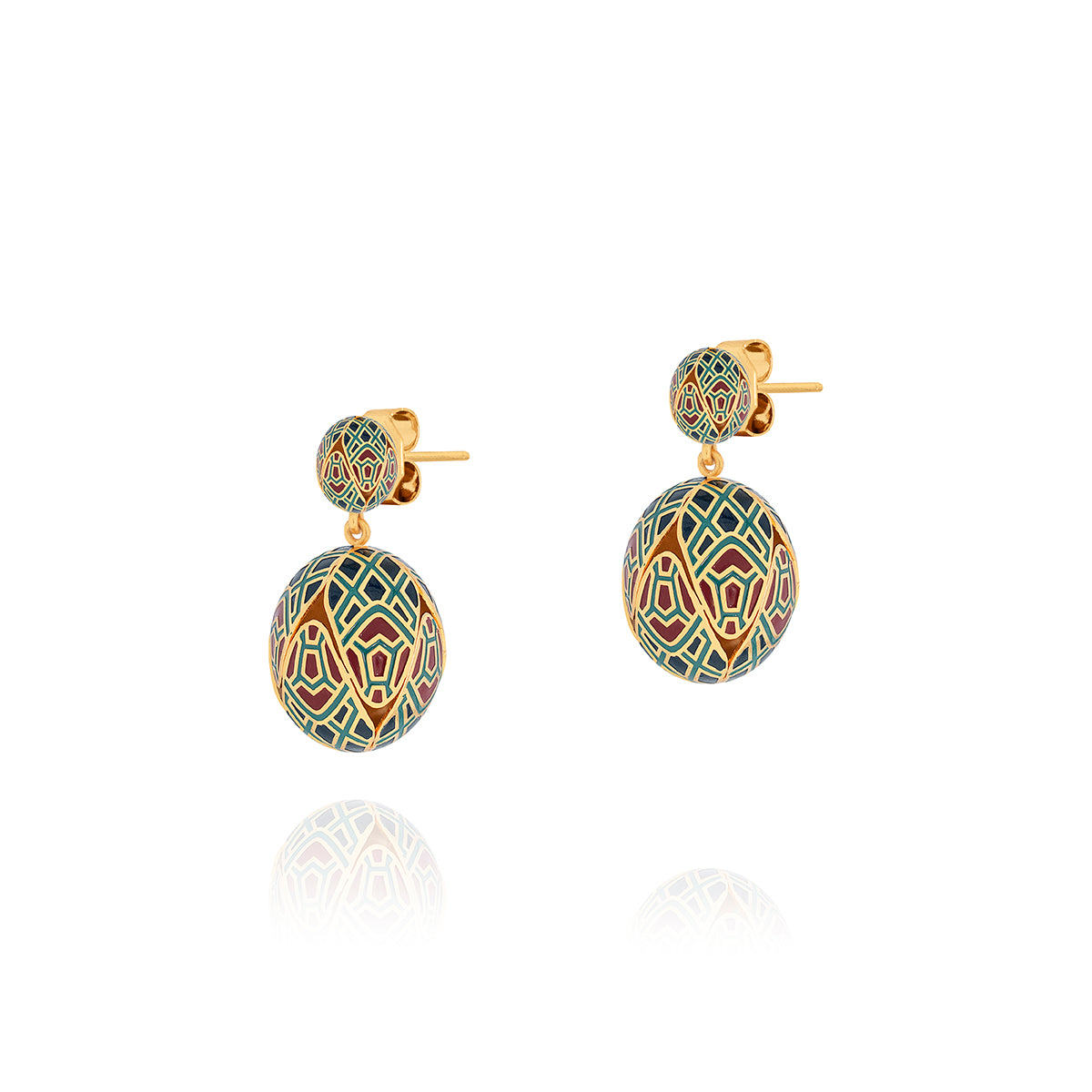 Flower Detail Double Earring