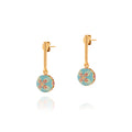 Yerbatero Light Blue Drop Earrings