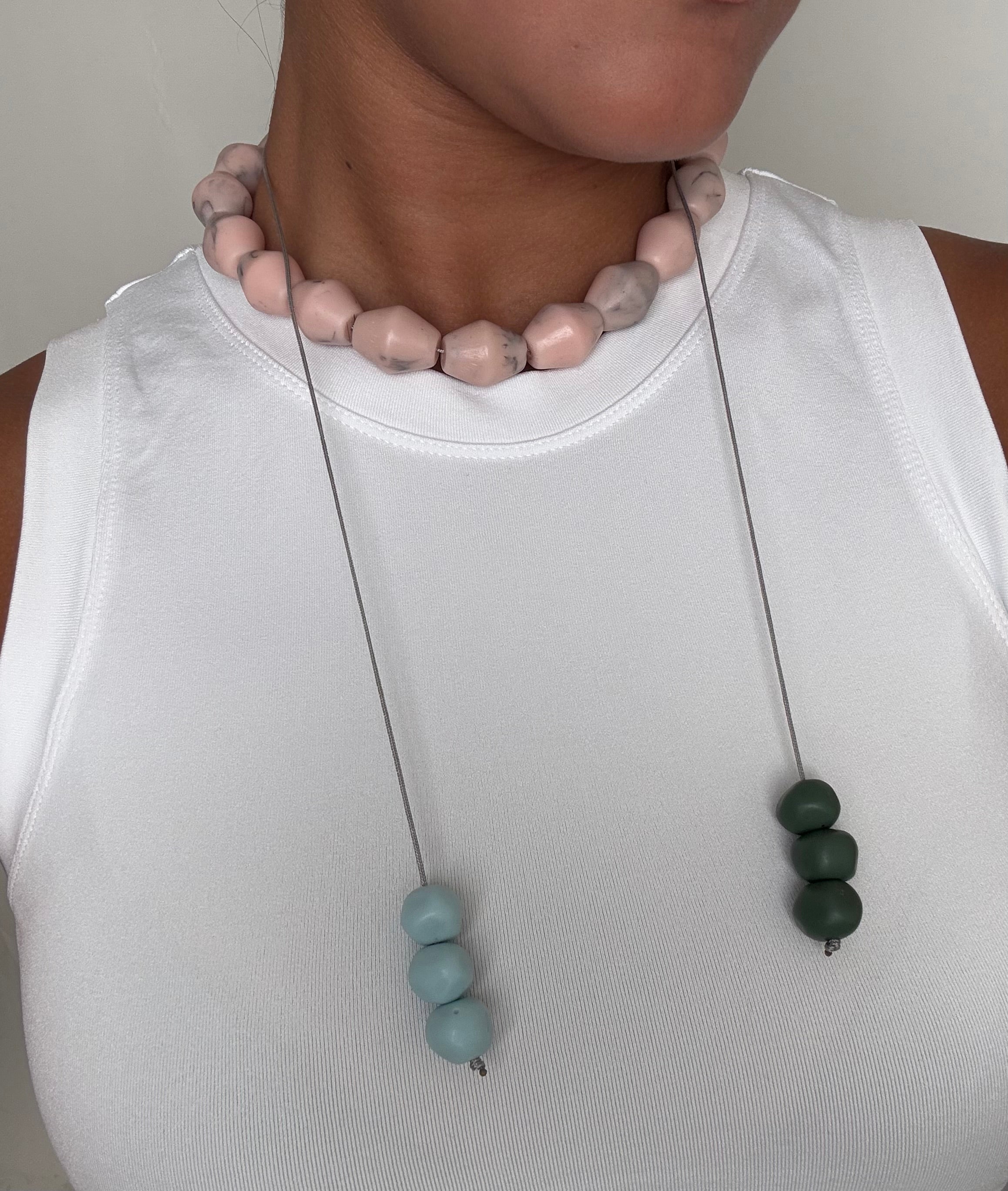 Pink Bali Necklace