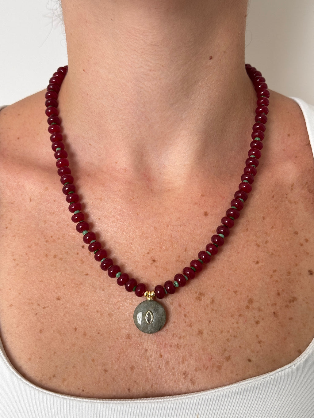 Beaded Charm Necklace