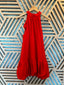 Red Halter Dress