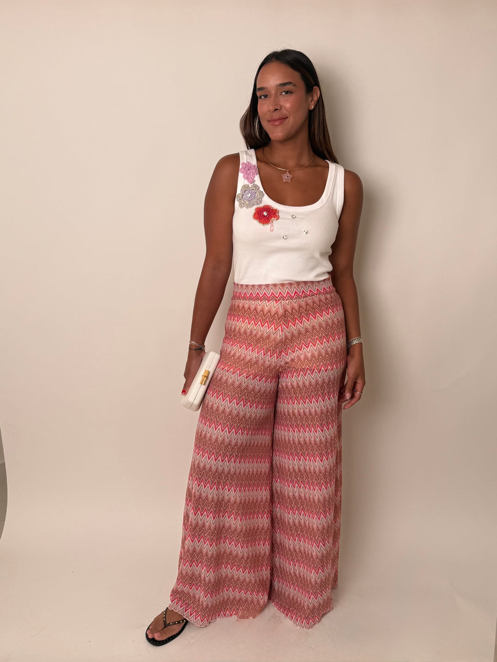 Chevron Pink Pant