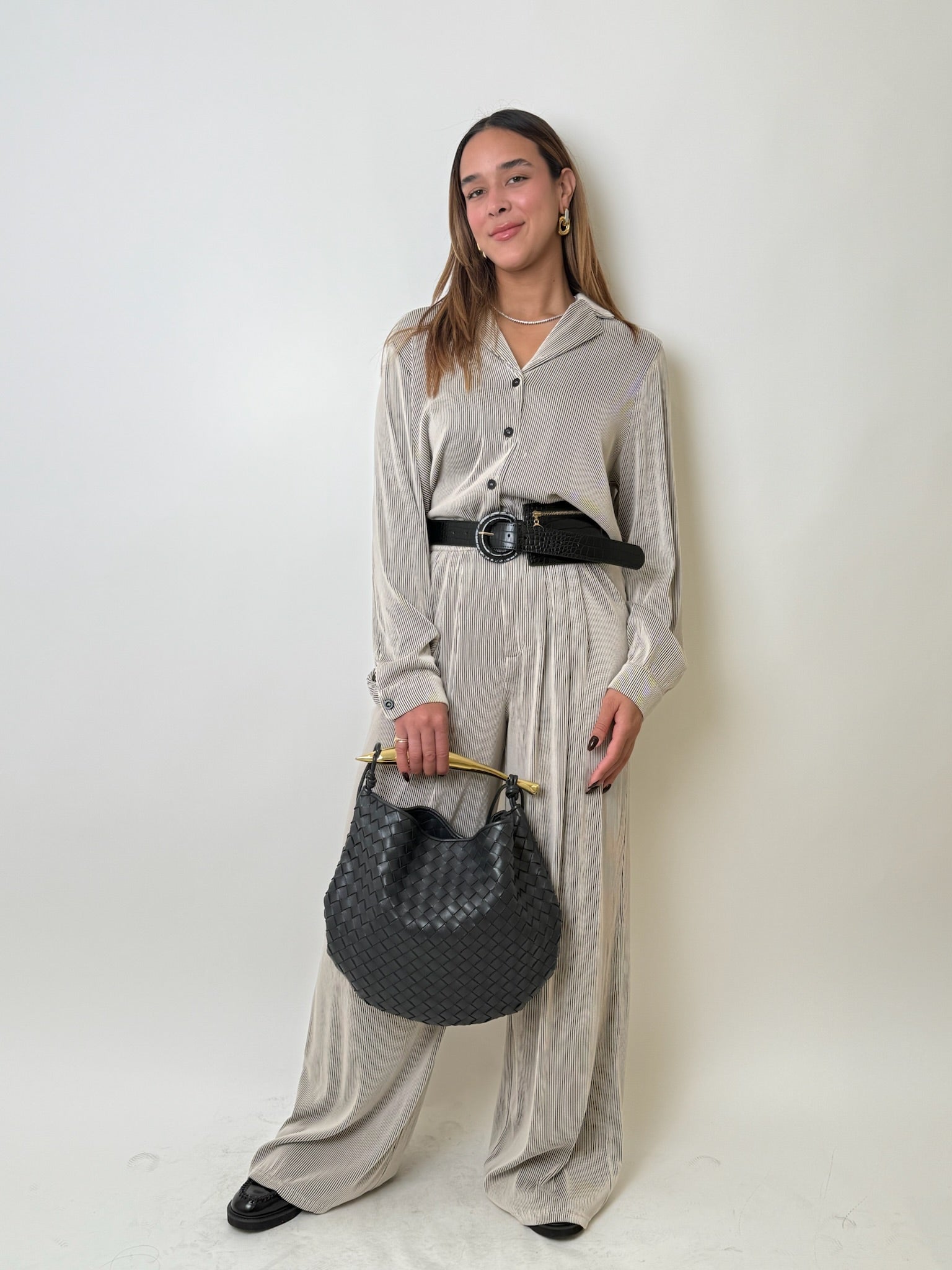 Striped Knit Set