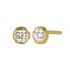 Mireille Round Crystal Stud