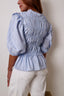 Bluebell Ruffle Peplum Blouse