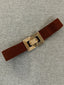 Terracota Square Buckle Belt