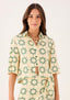 Green Sun Print Top