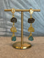 Three Gemstones Earrings