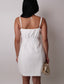 Tailored Button Front Label Mini Dress