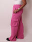 Pink Cargo Sweat Pant