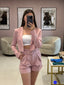 Rose Blazer & Short Set