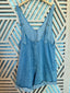 Denim Short Romper