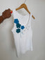 Crochet Flowers Tank Top White