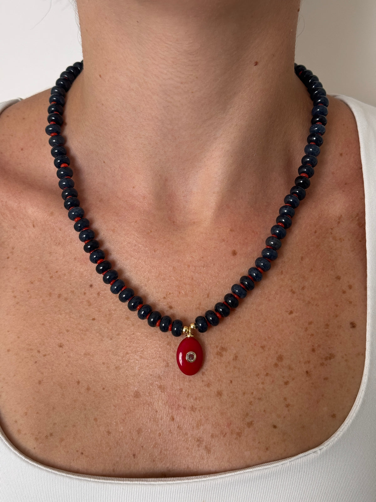 Beaded Charm Necklace