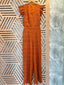 Rust Crochet Jumpsuit