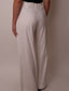Ivory Long Pant & Gold Belt