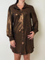 Bronze Metallic Dress