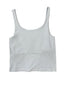 Cropped Tank Top - white