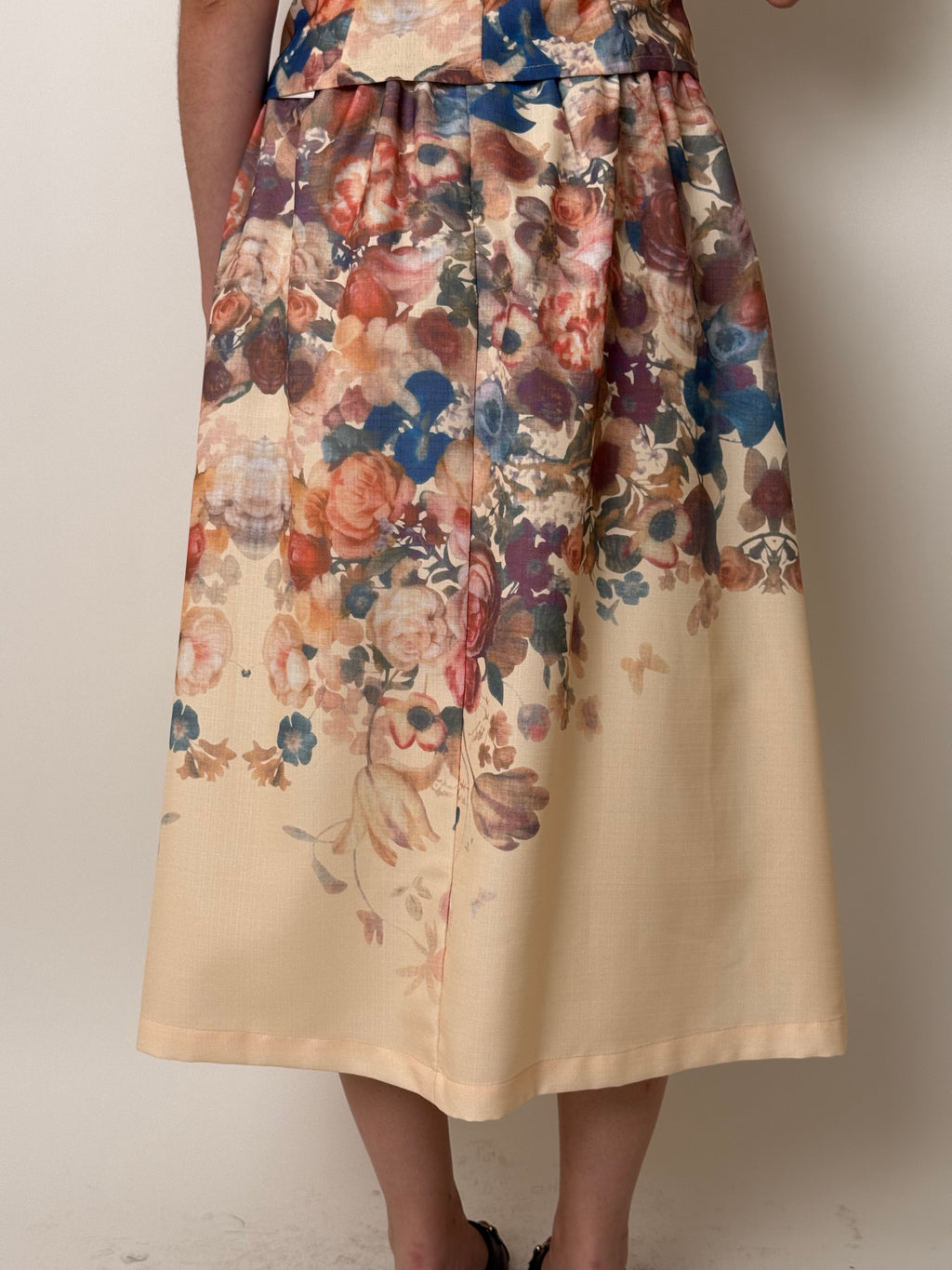 Floral Long Skirt