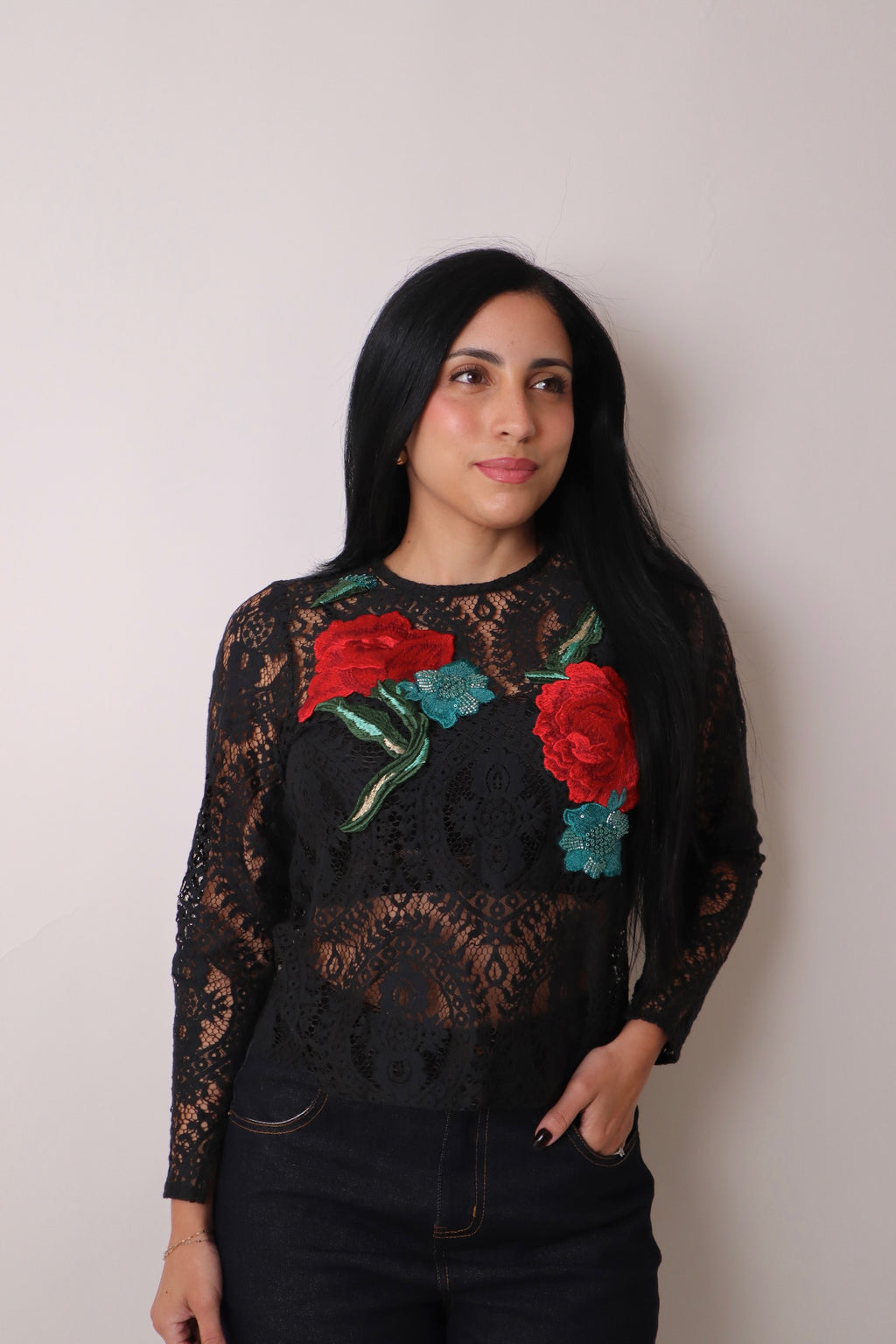Romina Flowered Blouse