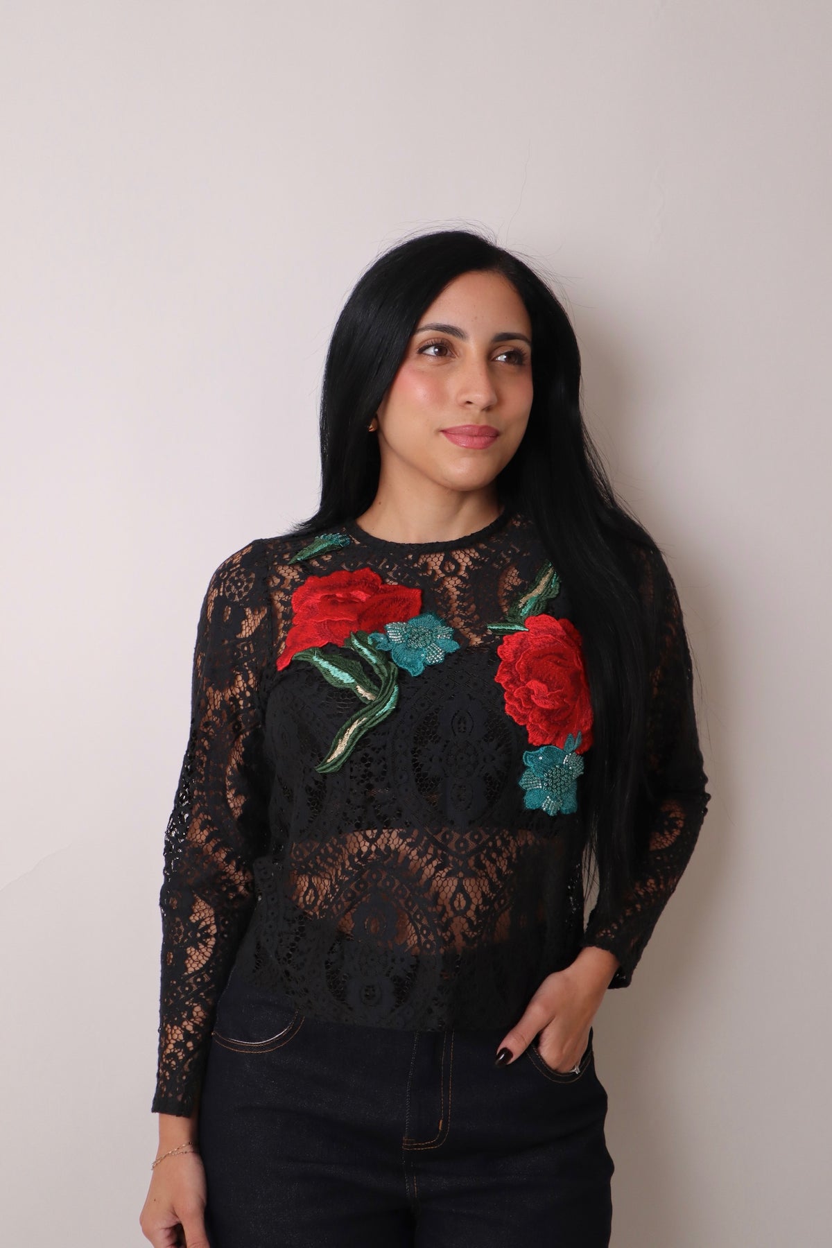 Romina Flowered Blouse