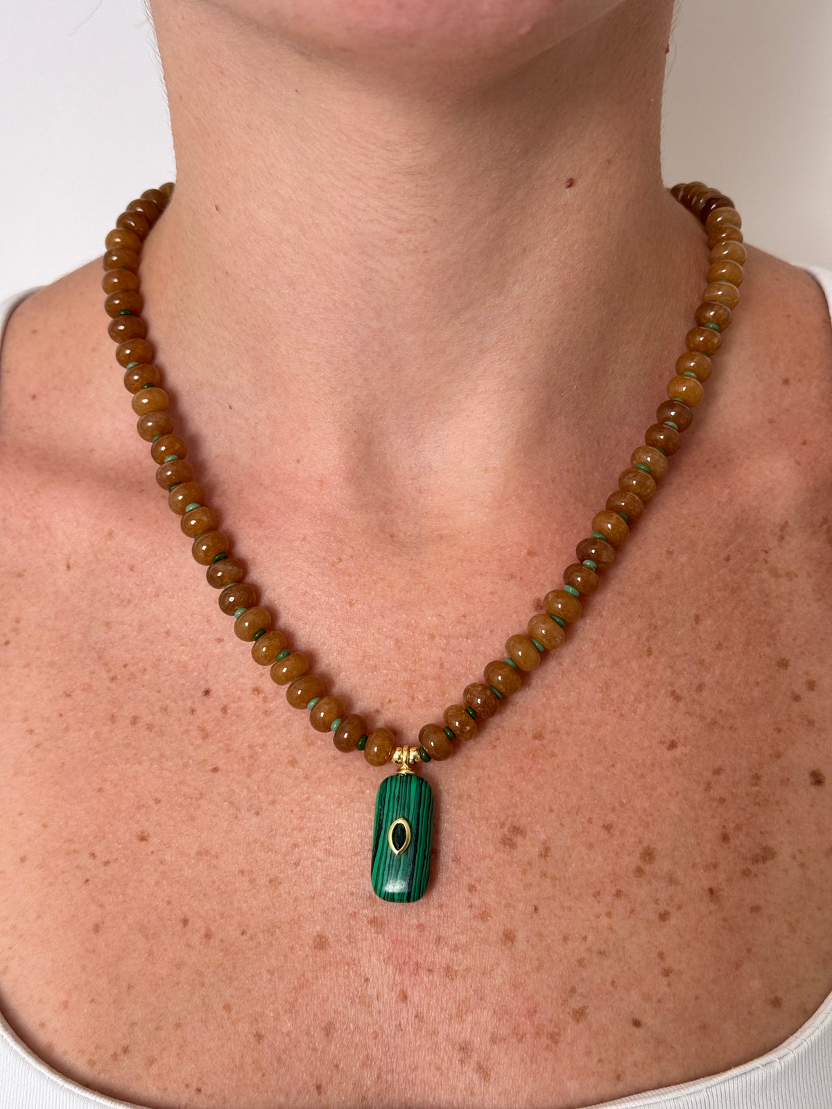 Beaded Charm Necklace
