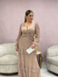 Champagne Shinny Long Dress