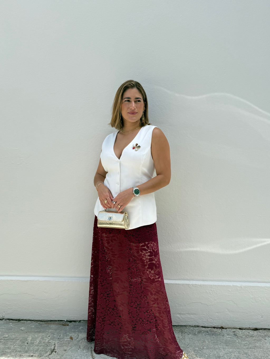 Lace Long Skirt