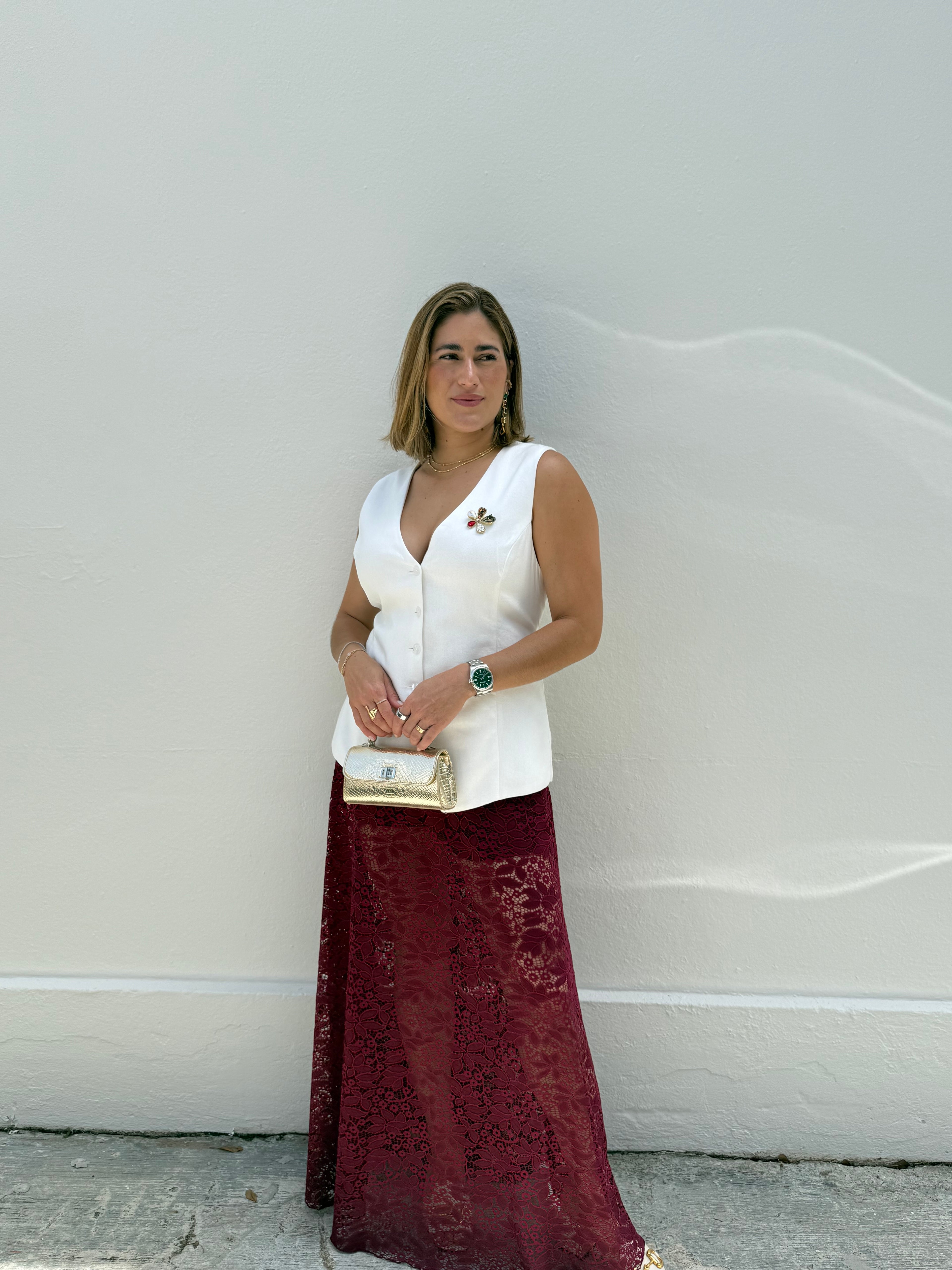 Lace Long Skirt