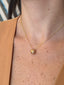 Guardian Gold Ball Necklace Red Sphere