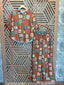 Brown Printed Set