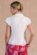 Collar Button Down Blouse