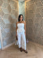 Eyelet Peplum Sleeveless Top