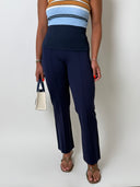 Casual Straight Leg Stretch Pants