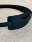 Black Thin Wrap Belts