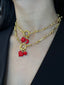 Red is for Love Necklace