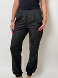 Black Printed Jogger