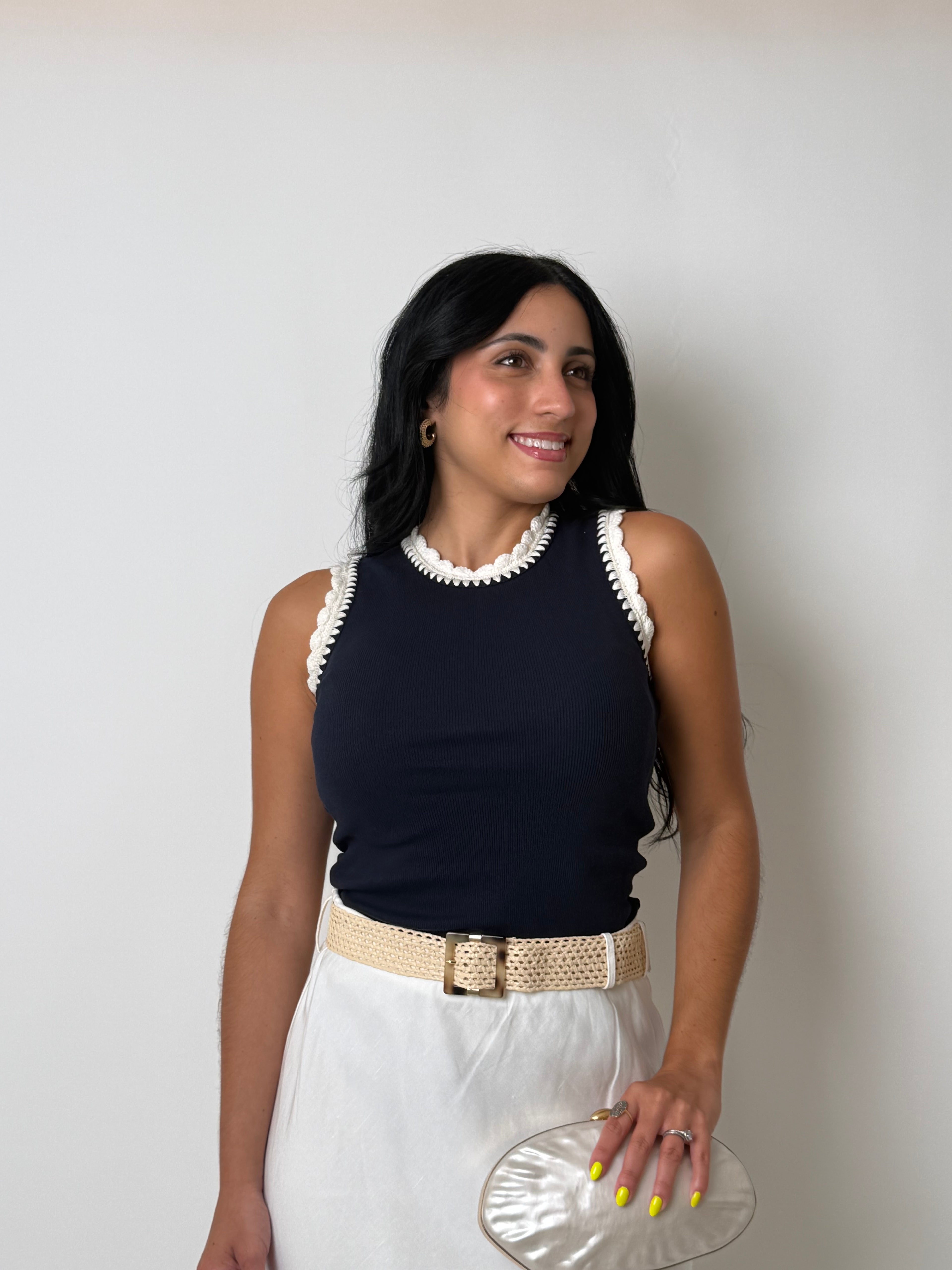 Crochet Detail Tank Top