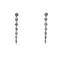 Fleur Silver Earrings Long Spike
