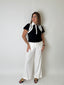 Ivory Straight Pant