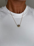 Green Barrel Necklace