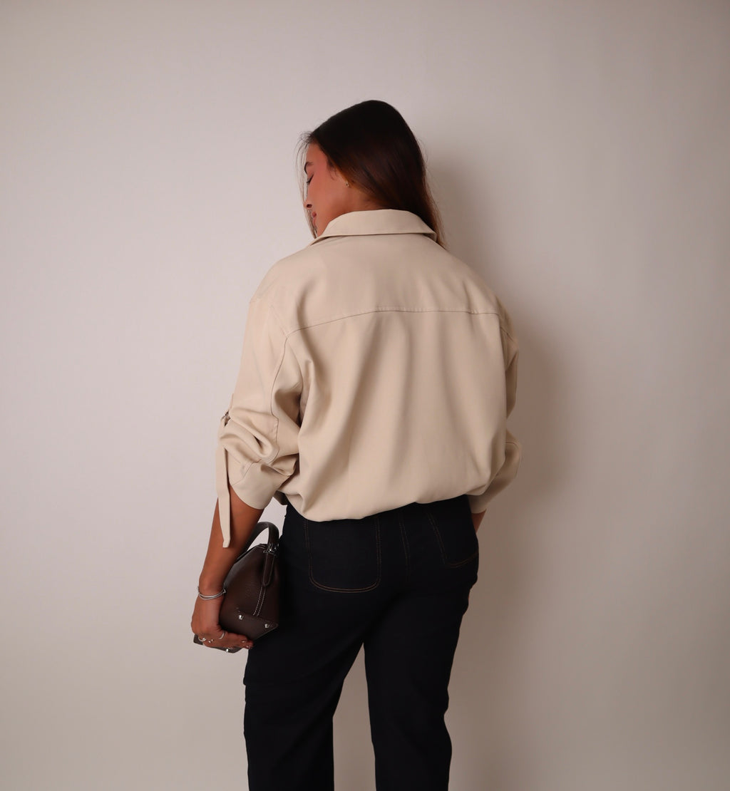 Casual Fit Barrel Pants