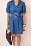 Button Down Denim Mini Dress
