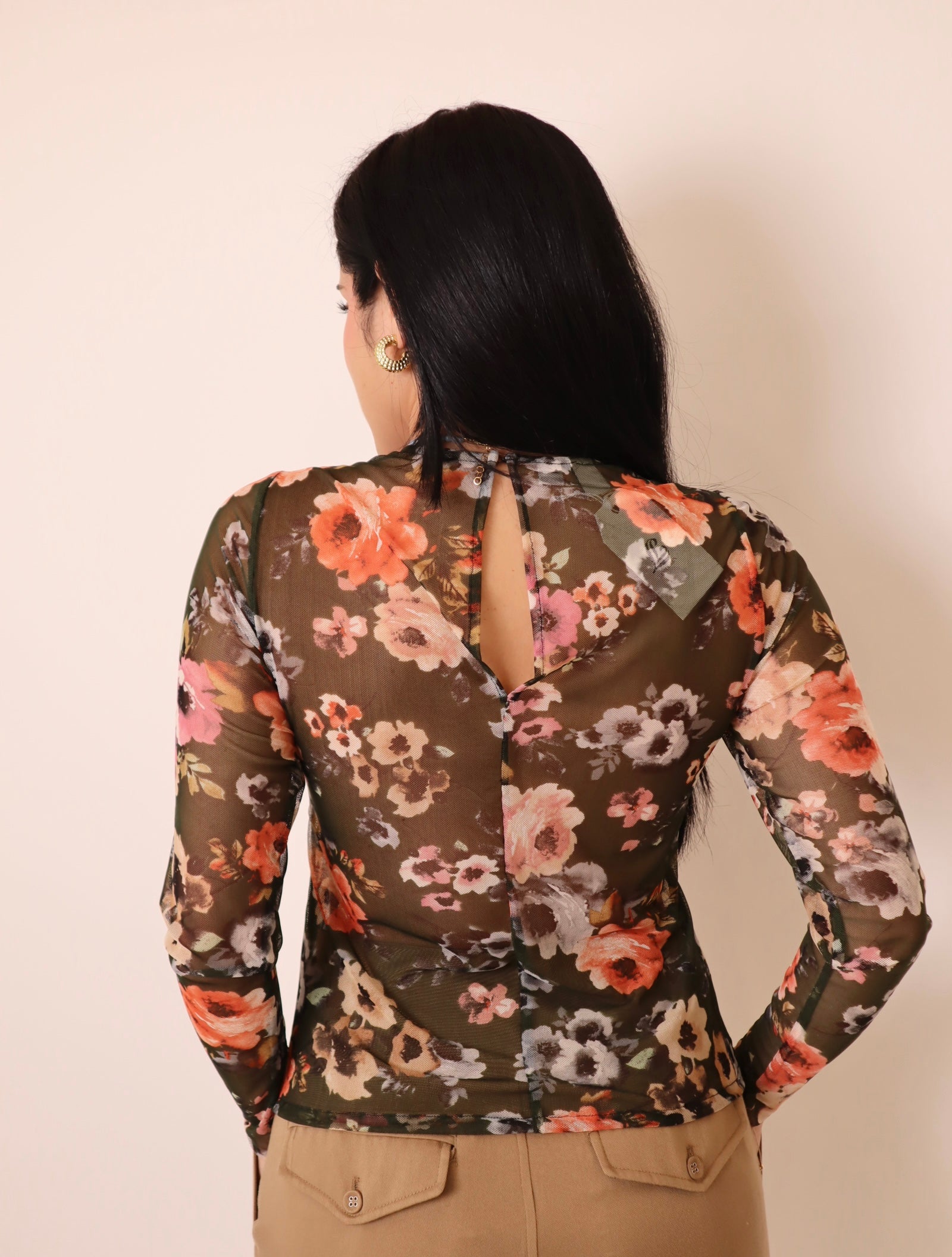 Sheer Flower Top